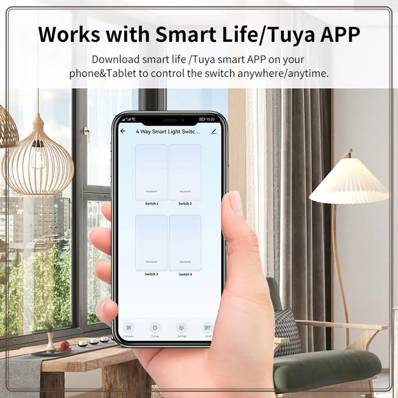 Надежный умный настенный выключатель Zigbee, кнопочный прерыватель Tuya, нейтральный и нейтральный переключатель США для Alexa Google, Zigb
Надежный умный настенный выключатель Zigbee, кнопочный прерыватель Tuya, нейтральный и нейтральный переключатель США для Alexa Google, Zigb