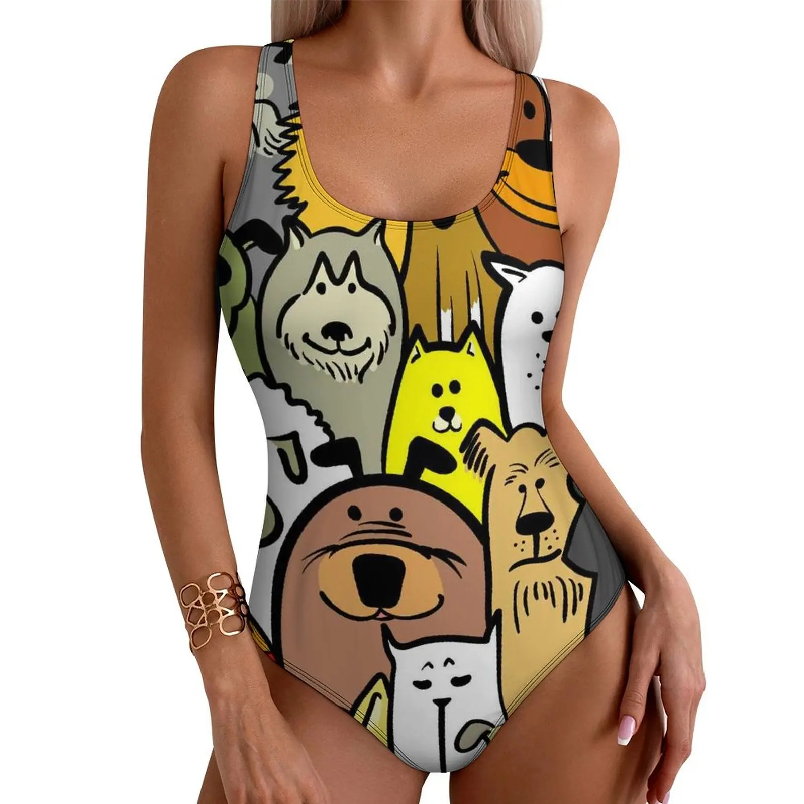 Cartoon Dog Swimsuit Funny Animal Print Swimwear One Piece Holiday Surf Swimsuits Bathing Suit Female Push Up Sexy Beachwear
Cartoon Dog Swimsuit Funny Animal Print Swimwear One Piece Holiday Surf Swimsuits Bathing Suit Female Push Up Sexy Beachwear