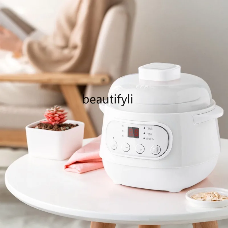 Electric stew pot Automatic household ceramic Multifunctional water barrier, soup health cup Casserole Rice cooker
Electric stew pot Automatic household ceramic Multifunctional water barrier, soup health cup Casserole Rice cooker