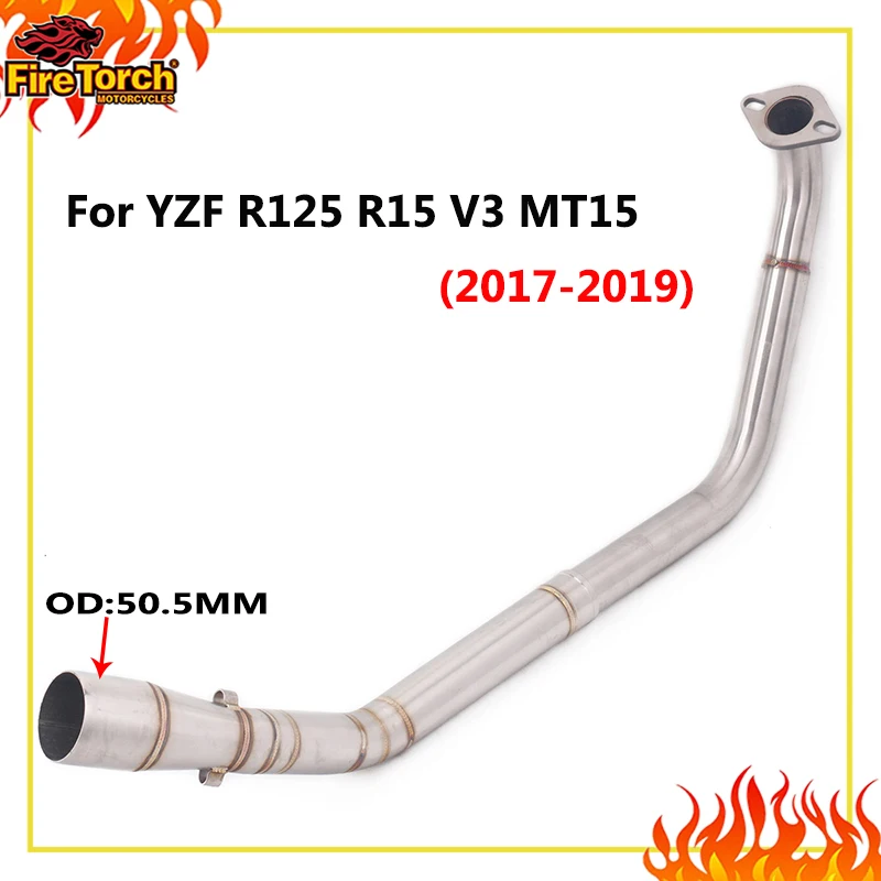 For YAMAHA YZF-R15 YZF R15 V3 R125 MT15 MT-15 2017 2018 2019 Motorcycle Exhaust Systems Moto Escape Front Mid Link Pipe Muffler
For YAMAHA YZF-R15 YZF R15 V3 R125 MT15 MT-15 2017 2018 2019 Motorcycle Exhaust Systems Moto Escape Front Mid Link Pipe Muffler