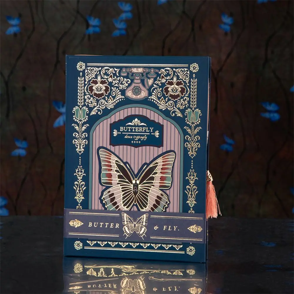 Gift Hand Ledger Gothic Butterfly Notebook Retro Vintage Diary Book Stationery Exquisite Notepad Student
Gift Hand Ledger Gothic Butterfly Notebook Retro Vintage Diary Book Stationery Exquisite Notepad Student
