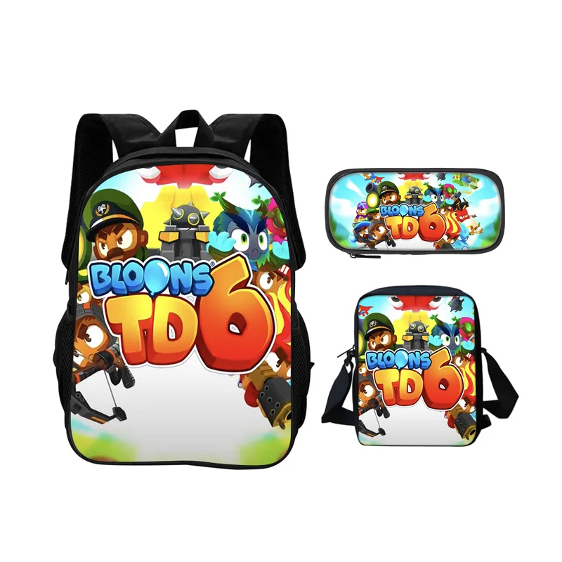 Bloons TD 6 backpack pencil case shoulder bag 3Pcs Set game print kindergarten primary school boy/girl large capacity new trend
Bloons TD 6 backpack pencil case shoulder bag 3Pcs Set game print kindergarten primary school boy/girl large capacity new trend