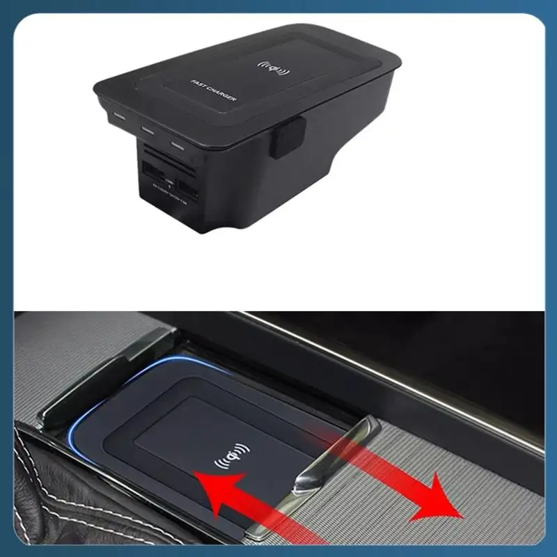 Y22A-Car Wireless Charger Induction Plate For Volvo XC90 S90 V90CC S60 XC60 2015-2022 15W Qi Fast Charging Phone Holder
Y22A-Car Wireless Charger Induction Plate For Volvo XC90 S90 V90CC S60 XC60 2015-2022 15W Qi Fast Charging Phone Holder