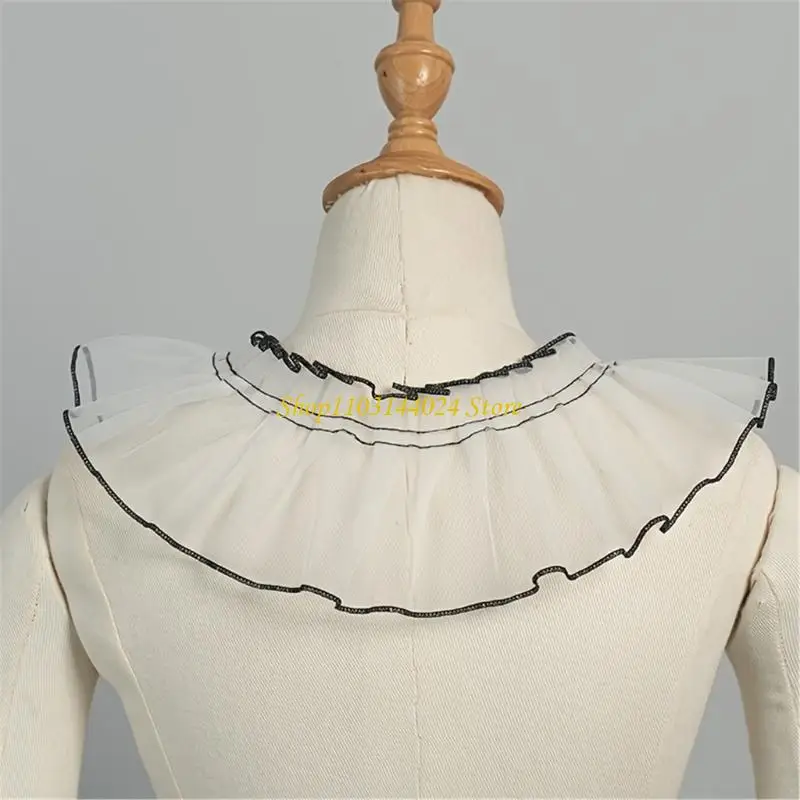N5KE Comfortable Breathable Detachable Collar With Ruffle Detail For Women
N5KE Comfortable Breathable Detachable Collar With Ruffle Detail For Women