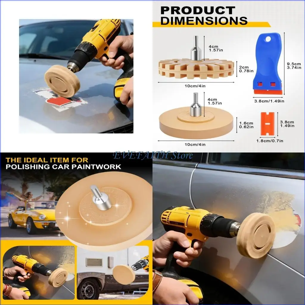 124B Complete Adhesive Decal Removal Tool Set With Cleaning And Plastic Scraper For Vehicle Care
124B Complete Adhesive Decal Removal Tool Set With Cleaning And Plastic Scraper For Vehicle Care