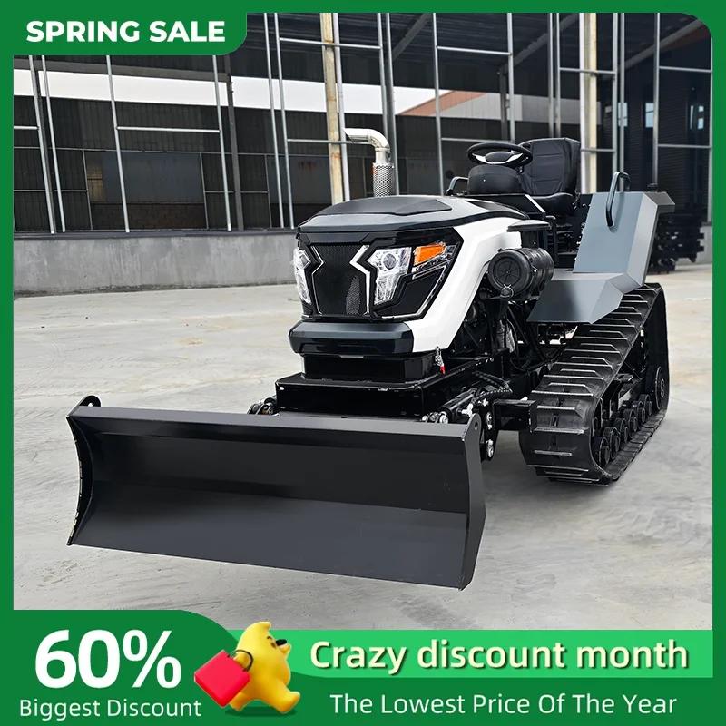Multi Functional Agricultural diesel Cultivator Small Crawler Tractor 60HP Mini Farm Tractor
Multi Functional Agricultural diesel Cultivator Small Crawler Tractor 60HP Mini Farm Tractor