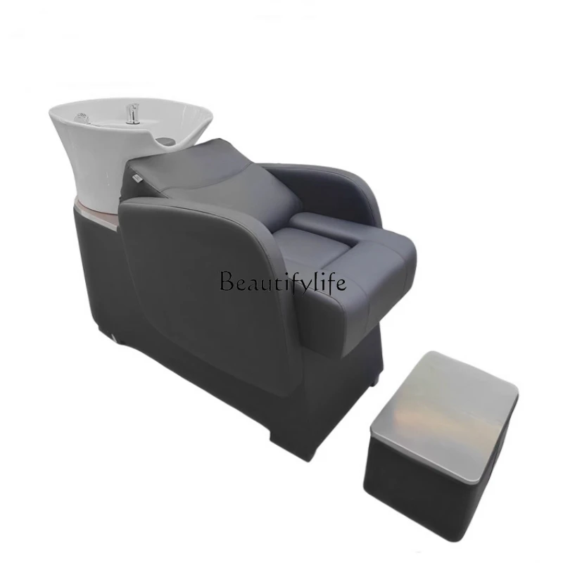 Hair Salon Exclusive Shampoo and Rinse Bed Ceramic Large Basin Semi-Reclining Shampoo Bed
Hair Salon Exclusive Shampoo and Rinse Bed Ceramic Large Basin Semi-Reclining Shampoo Bed