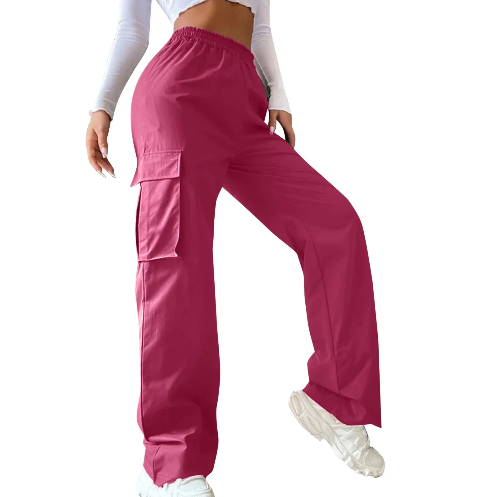 Womens Cargo Pants Elastic High Waist Wide Leg Trousers Straight Leg Joggers Outfits Baggy Wide Leg Sweatpants Oversized Pants
Womens Cargo Pants Elastic High Waist Wide Leg Trousers Straight Leg Joggers Outfits Baggy Wide Leg Sweatpants Oversized Pants