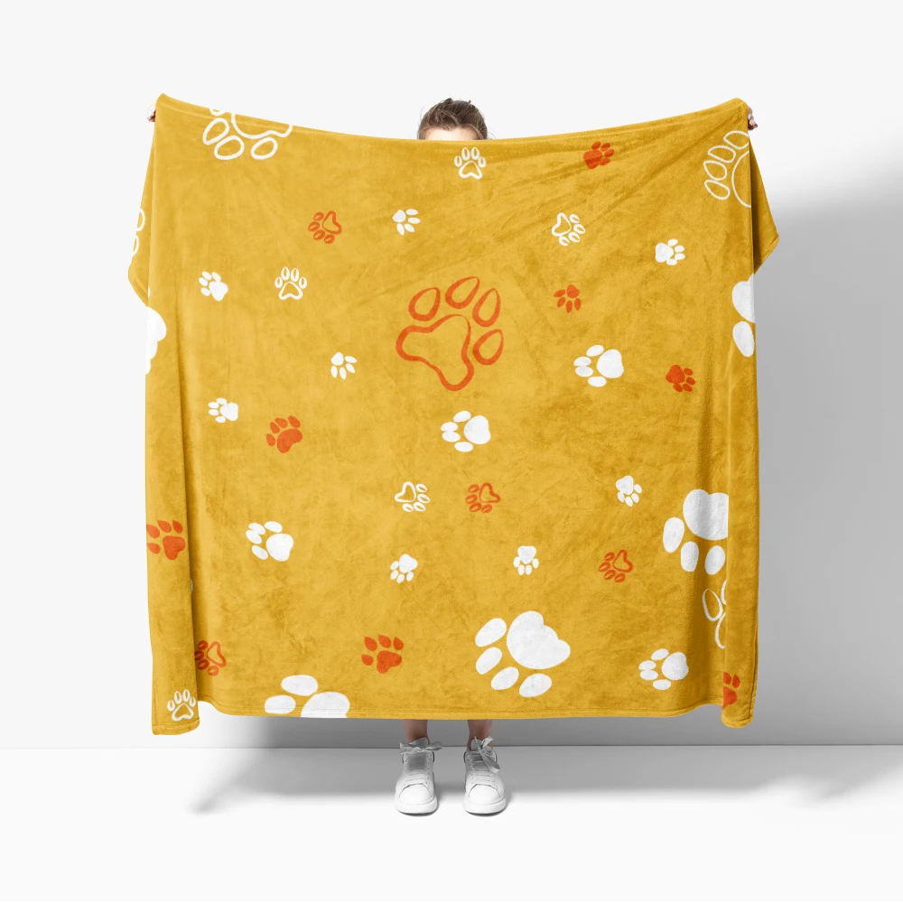 Ultra Soft Cozy Cat paw and heart pattern Fluffy Microfiber Knitted Throw Blanket Lightweight Blanket for Sofa Couch Bed
Ultra Soft Cozy Cat paw and heart pattern Fluffy Microfiber Knitted Throw Blanket Lightweight Blanket for Sofa Couch Bed