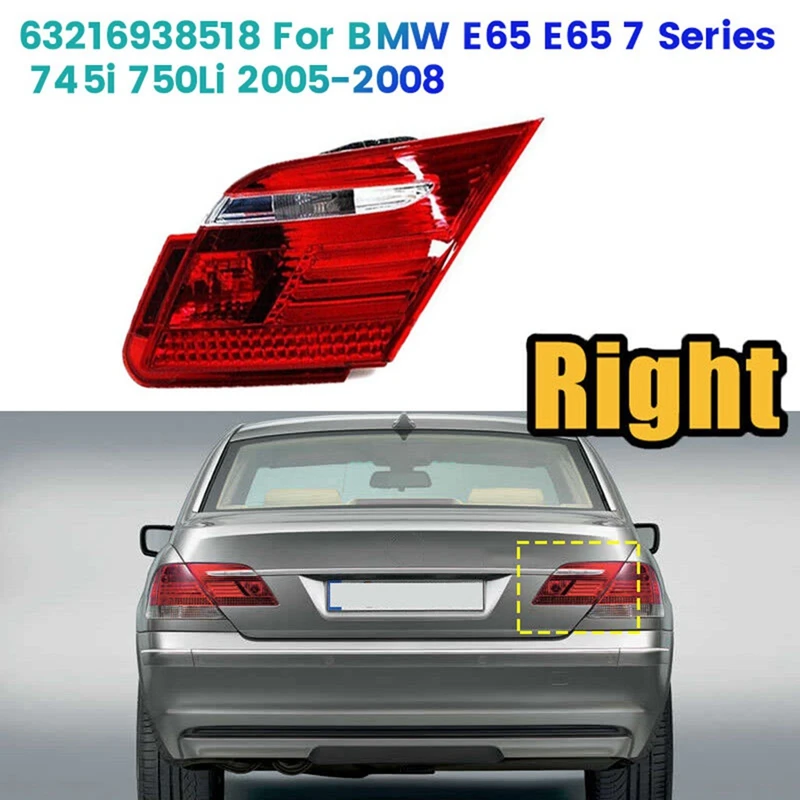 Rear Inner Taillight Rear Boot Lid Brake Lamp For BMW E65 E65 7 Series 745I 750Li 2005-2008 LED Light
Rear Inner Taillight Rear Boot Lid Brake Lamp For BMW E65 E65 7 Series 745I 750Li 2005-2008 LED Light