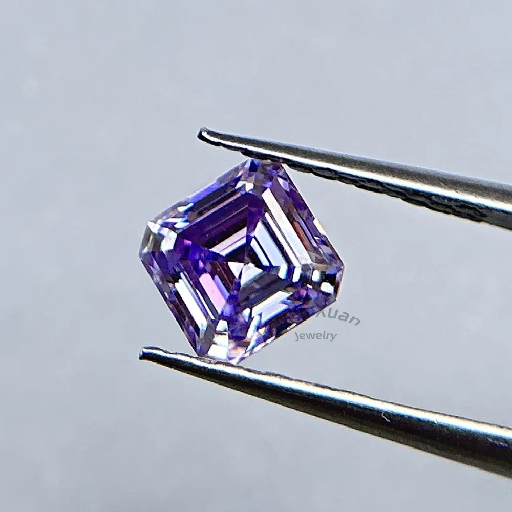 Asscher Cut Яркий Фиолетовый Цвет VVS1 Свободный Муассанит Камень 6x6-10x10 мм 1-5 карат с GRA Бесплатная доставка Настоящие ювелирные изделия
Asscher Cut Яркий Фиолетовый Цвет VVS1 Свободный Муассанит Камень 6x6-10x10 мм 1-5 карат с GRA Бесплатная доставка Настоящие ювелирные изделия