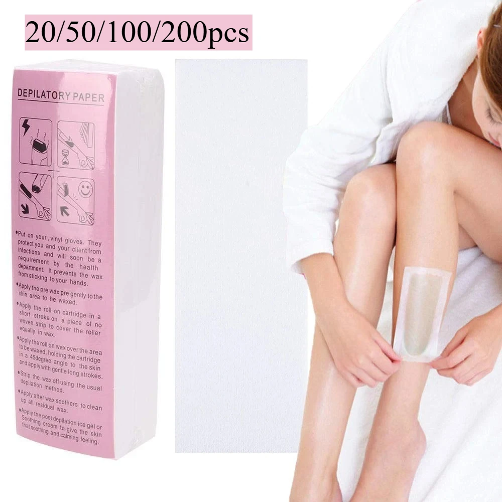20/50/100/200pcs Women Men Hair Removal Wax Paper Nonwoven High Quality Body Leg Arm Hair Removal Epilator Wax Strip Paper Roll
20/50/100/200pcs Women Men Hair Removal Wax Paper Nonwoven High Quality Body Leg Arm Hair Removal Epilator Wax Strip Paper Roll