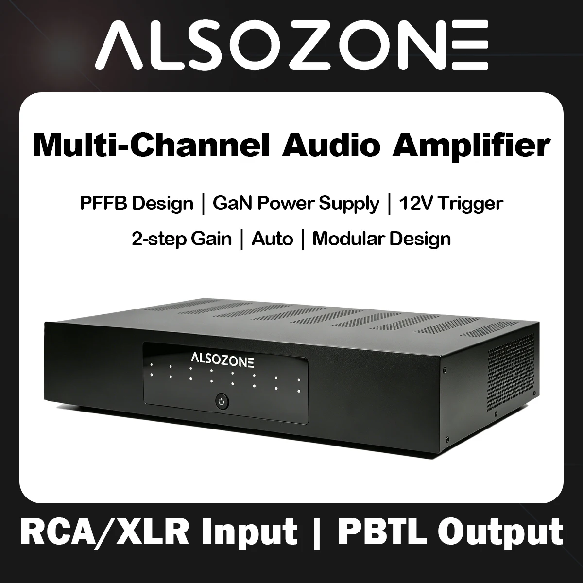 6/8 Channel HiFi AV Power Amplifier PAM156 PAM158 PBTL GaN Power Supply Dual Gain Auto Trigger For Home & Professional Audio
6/8 Channel HiFi AV Power Amplifier PAM156 PAM158 PBTL GaN Power Supply Dual Gain Auto Trigger For Home & Professional Audio
