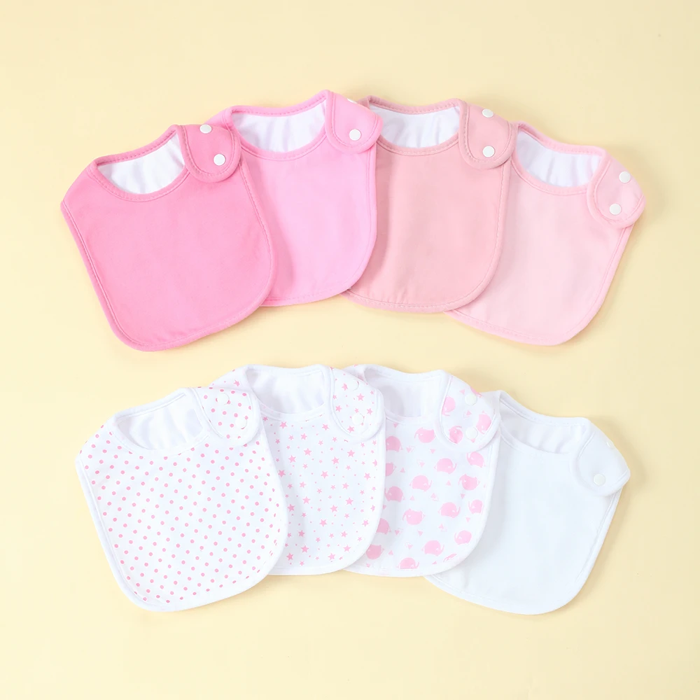 Super Absorbent Baby Bibs with Adjustable Snap, 8 Pcs Waterproof Baby Bibs for Girls, 4 Layer Thick Soft Infant Bib, Pink
Super Absorbent Baby Bibs with Adjustable Snap, 8 Pcs Waterproof Baby Bibs for Girls, 4 Layer Thick Soft Infant Bib, Pink