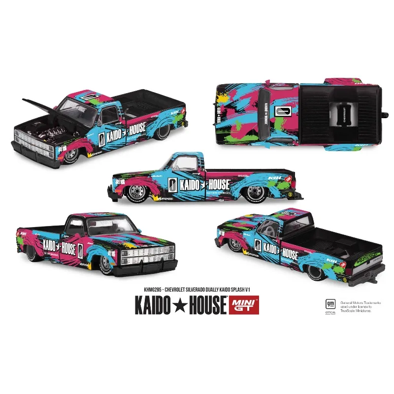 KAIDO HOUSE&MINI GT 1/64 Chevrolet Silverado Dually Cast Alloy Car Model - Boys' Gift Toy, Adult Collection Decoration Piece.
KAIDO HOUSE&MINI GT 1/64 Chevrolet Silverado Dually Cast Alloy Car Model - Boys' Gift Toy, Adult Collection Decoration Piece.