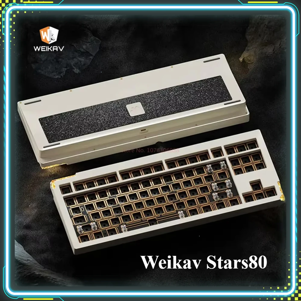 New Weikav Stars80 V2 Gaming Keyboard Kit QMK/VIA Wireless Bluetooth Tri-mode Customized Mechanical Keyboards Kit E-sports Gifts
New Weikav Stars80 V2 Gaming Keyboard Kit QMK/VIA Wireless Bluetooth Tri-mode Customized Mechanical Keyboards Kit E-sports Gifts