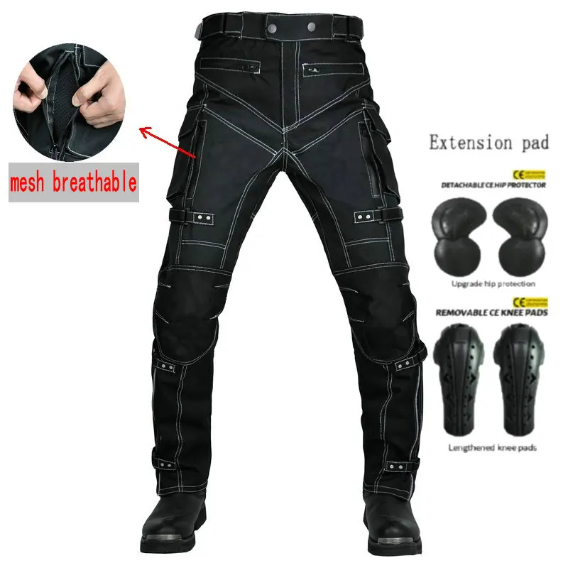 Motorcycle Riding Jeans Volero Motocross Reflective Safely Cycling Pants Loose Straight Overall Built-In Knee Pads Pockets
Motorcycle Riding Jeans Volero Motocross Reflective Safely Cycling Pants Loose Straight Overall Built-In Knee Pads Pockets