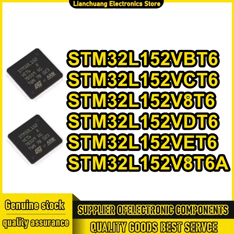 STM32L152V8T6 STM32L152V8T6A STM32L152VBT6 STM32L152VCT6 STM32L152VDT6 STM32L152VET6 STM32L152 STM32L STM32 STM IC MCU Chip
STM32L152V8T6 STM32L152V8T6A STM32L152VBT6 STM32L152VCT6 STM32L152VDT6 STM32L152VET6 STM32L152 STM32L STM32 STM IC MCU Chip