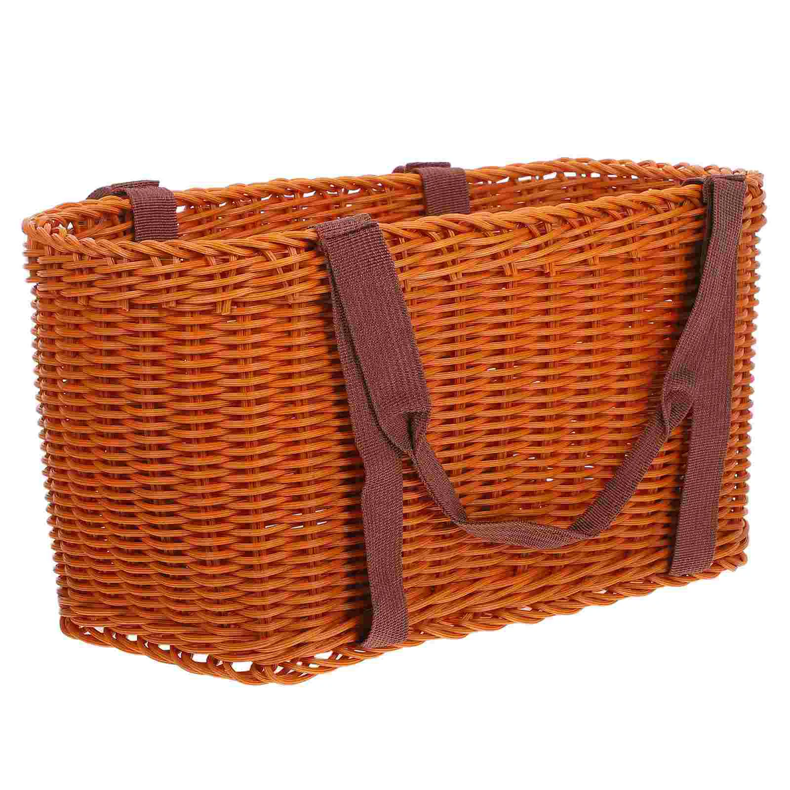 Hand woven Large Basket for Shopping Kitchen Fruit Storage Portable Handbag Woven Bottom Multi purpose Container Picnic
Hand woven Large Basket for Shopping Kitchen Fruit Storage Portable Handbag Woven Bottom Multi purpose Container Picnic