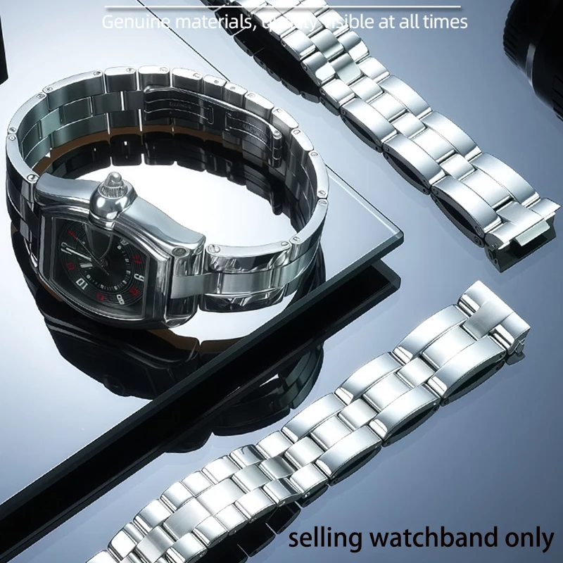 For Cartier Roadster series W62025V3 quick release stainless steel watch strap replacement bracelet 19MM women's wristband
For Cartier Roadster series W62025V3 quick release stainless steel watch strap replacement bracelet 19MM women's wristband