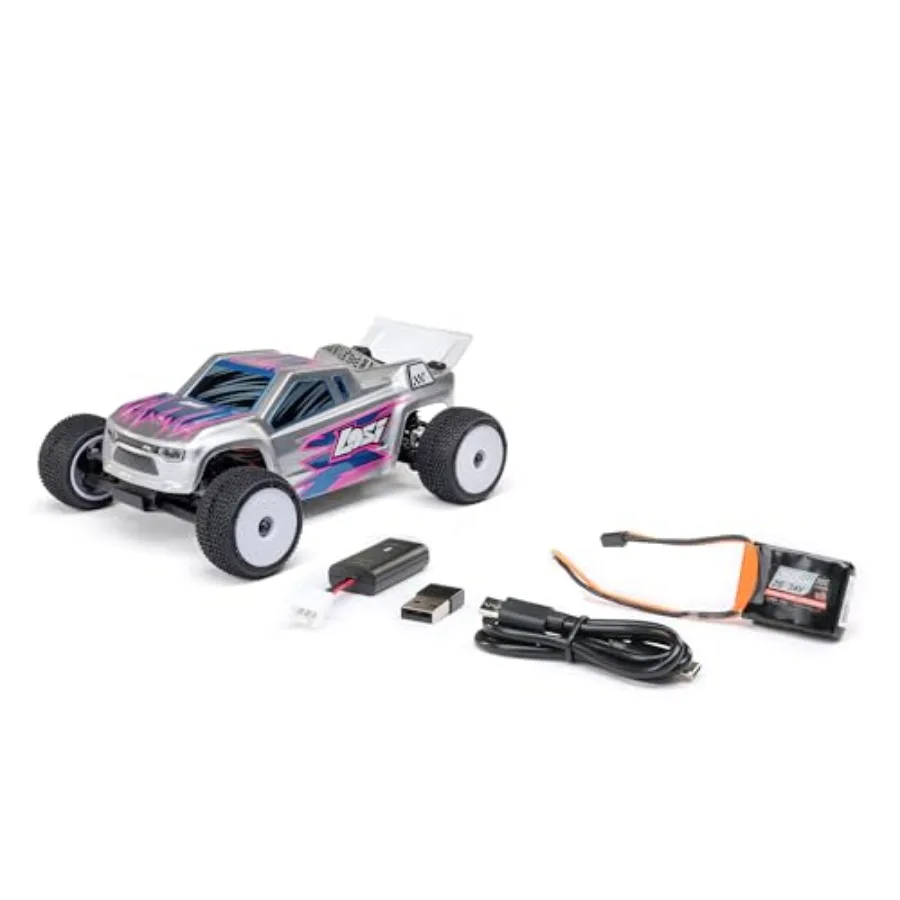 Micro-T 1/28 2 Wheel Drive RTR LOS-1392T2 for off-road use ABS plastic body red color ready-to-run with pre-installed electroni
Micro-T 1/28 2 Wheel Drive RTR LOS-1392T2 for off-road use ABS plastic body red color ready-to-run with pre-installed electroni