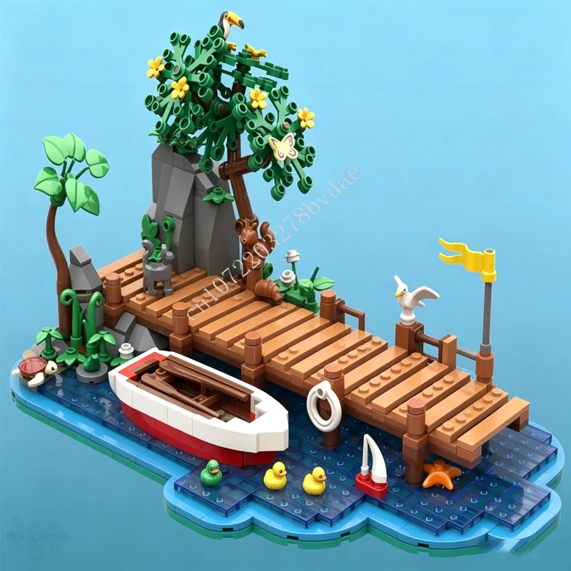 634PCS Picnic on the Pier MOC Creative street view Model Building Blocks Architecture DIY Education Assembly Model Toys Gifts
634PCS Picnic on the Pier MOC Creative street view Model Building Blocks Architecture DIY Education Assembly Model Toys Gifts