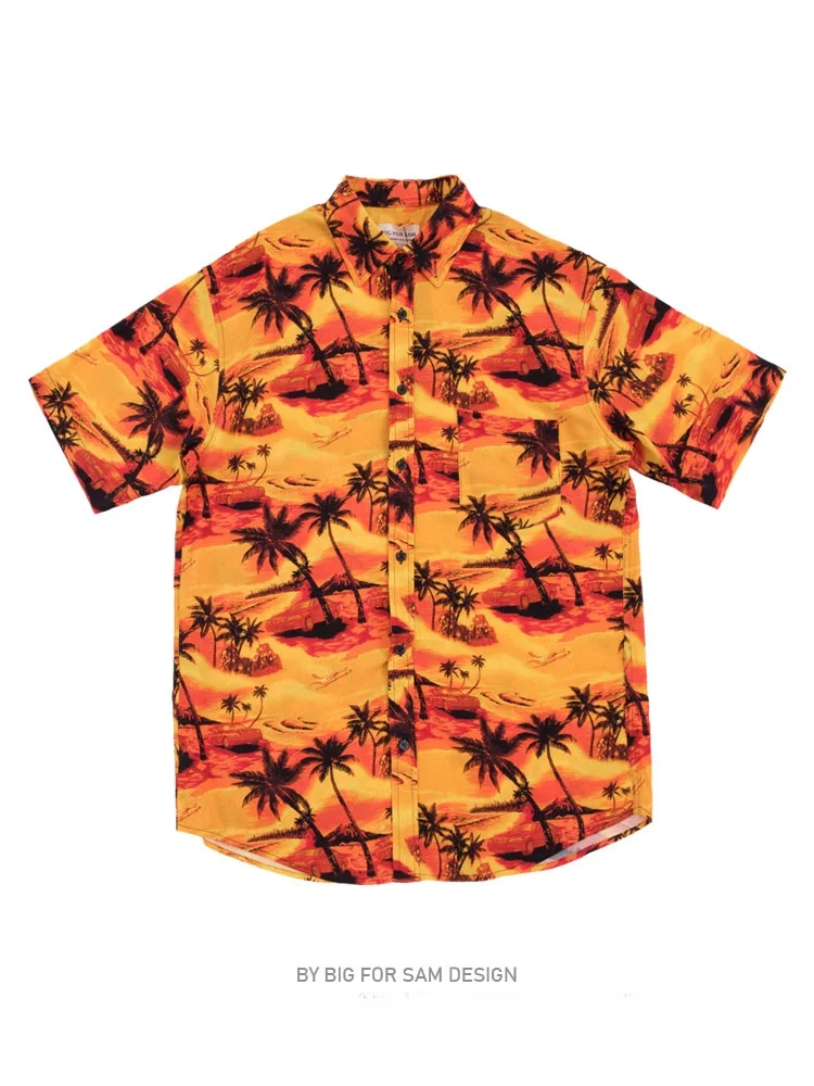 Мужская свободная рубашка Big for Sam Hawaiian с коротким рукавом, пляжная одежда, винтажный американский принт с автомобилями, молодежная модная летняя одежда из хлопка и льна
Мужская свободная рубашка Big for Sam Hawaiian с коротким рукавом, пляжная одежда, винтажный американский принт с автомобилями, молодежная модная летняя одежда из хлопка и льна