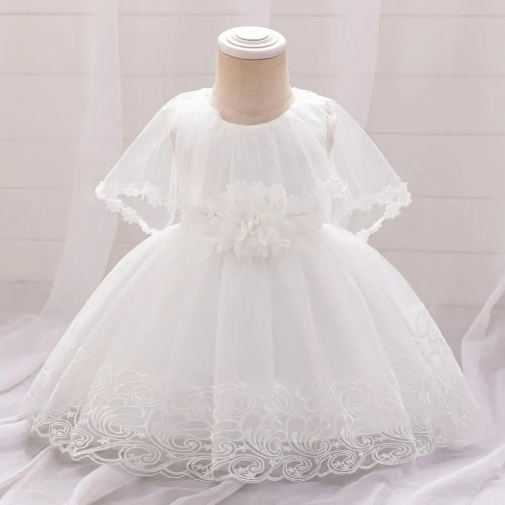 Girl's White Flower Mesh Sleeveless Puff Dress for One Year's Birthday Wedding Flower Girl Sweet and Cute Fashion Evening Dress
Girl's White Flower Mesh Sleeveless Puff Dress for One Year's Birthday Wedding Flower Girl Sweet and Cute Fashion Evening Dress