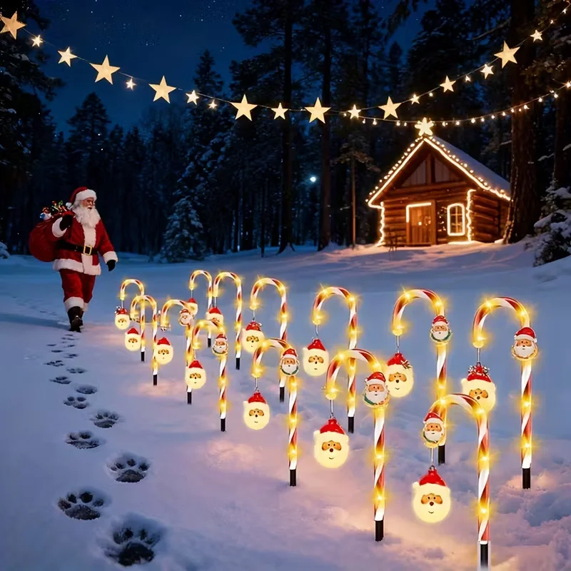 2 шт. Рождественские огни из конфетной трости от 1 до 5 лет, украшение для наружного освещения, рождественский двор, балкон, сад, декоративные огни для рождественской елки, праздничное украшение для сада, классический рождественский дизайн
2 шт. Рождественские огни из конфетной трости от 1 до 5 лет, украшение для наружного освещения, рождественский двор, балкон, сад, декоративные огни для рождественской елки, праздничное украшение для сада, классический рождественский дизайн