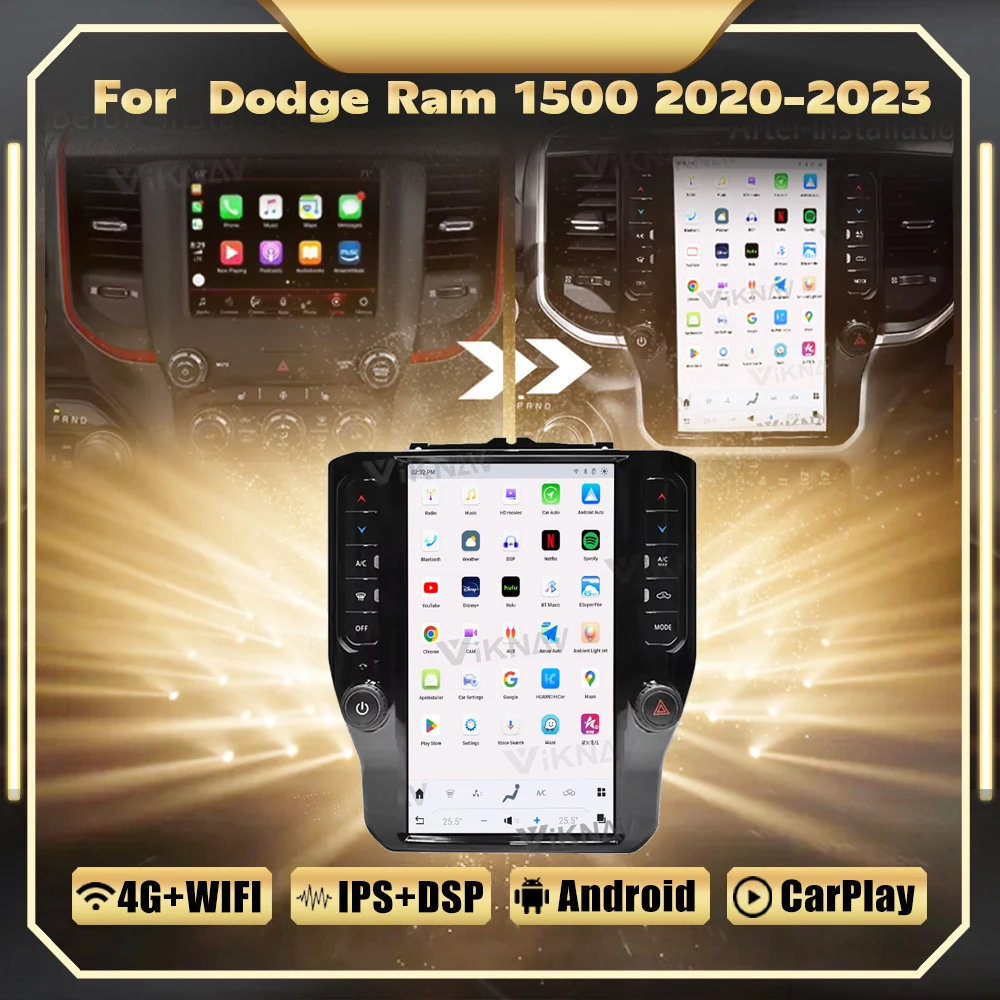 11.8 Inch Android 13 Car Radio For Dodge Ram 2020-2023 Touch Screen Auto Stereo GPS Navigation Carplay Multimedia Video player
11.8 Inch Android 13 Car Radio For Dodge Ram 2020-2023 Touch Screen Auto Stereo GPS Navigation Carplay Multimedia Video player