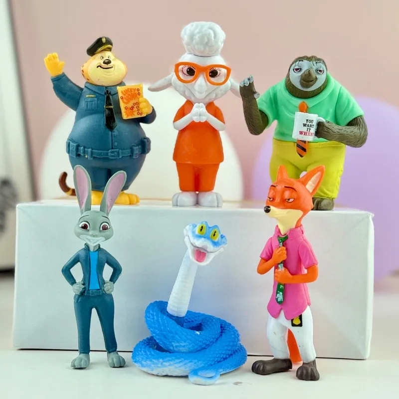 Disney Zootopia 6pcs Figure Set Judy Nick Gary Cartoon Collectible Dolls Home Decoration Kids Gift Mini Doll Action Figurine
Disney Zootopia 6pcs Figure Set Judy Nick Gary Cartoon Collectible Dolls Home Decoration Kids Gift Mini Doll Action Figurine