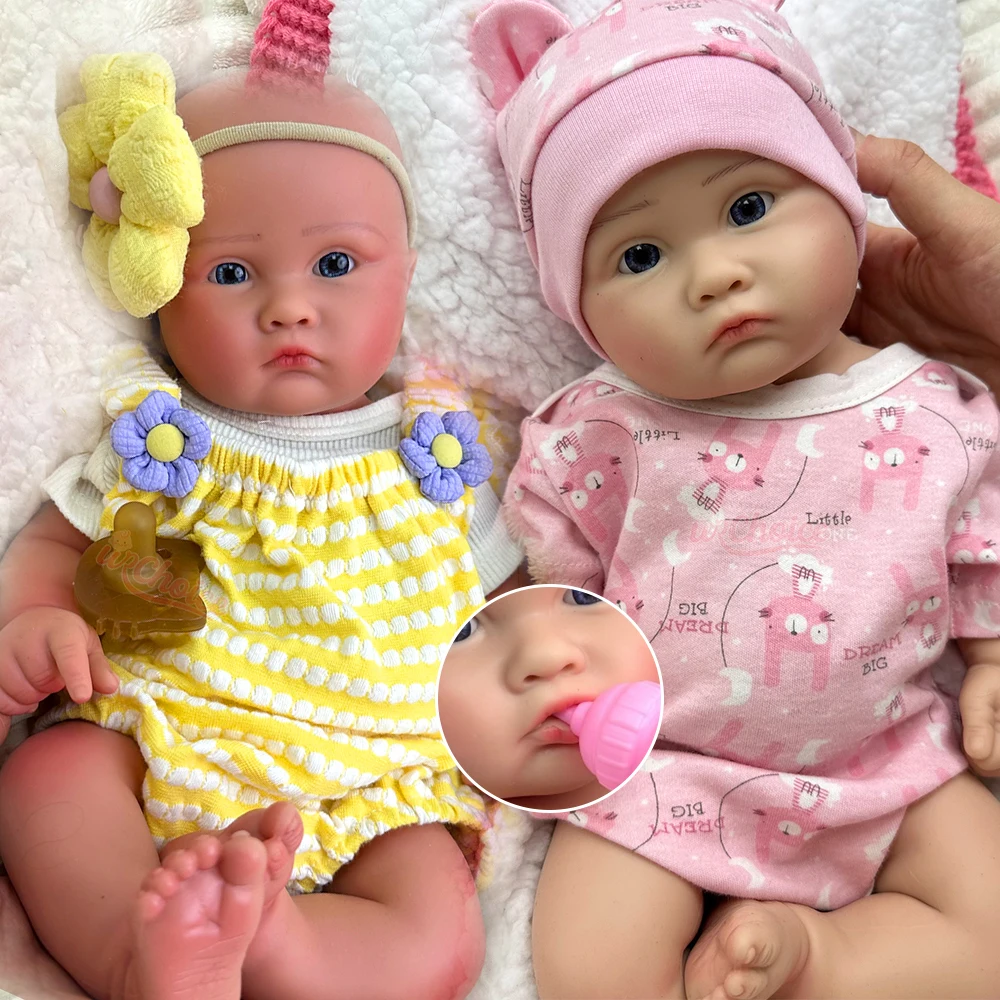 45cm Handmade Cuddly Girl Silicone Reborn Baby Soft Washable Teaching Model Realistic Details Doll for Educational Display
45cm Handmade Cuddly Girl Silicone Reborn Baby Soft Washable Teaching Model Realistic Details Doll for Educational Display