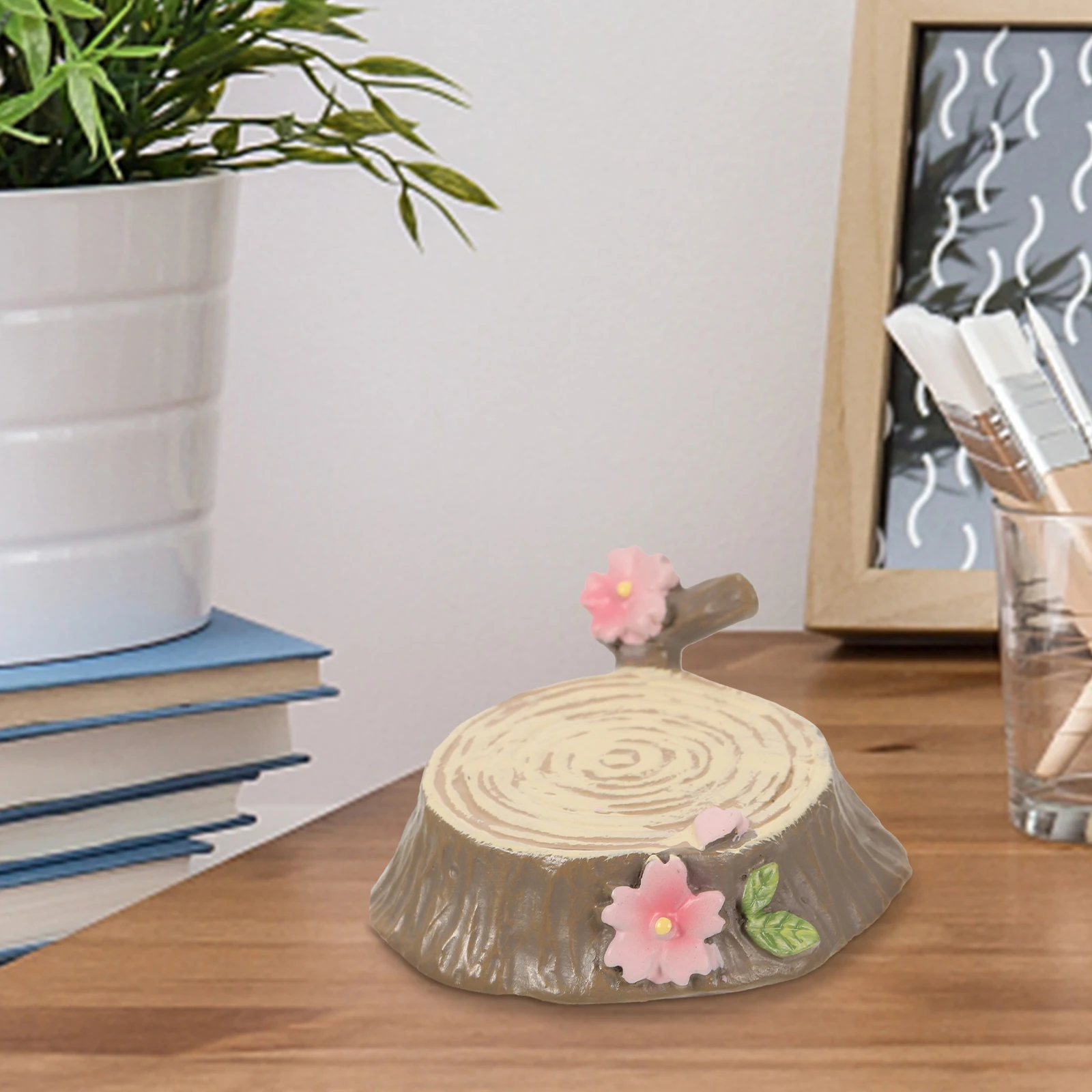2pcs Cherry Blossom Resin Tree Stump Garden Decor Miniature Landscape Accessory Desktop Ornament Yard Balcony Bonsai Stakes
2pcs Cherry Blossom Resin Tree Stump Garden Decor Miniature Landscape Accessory Desktop Ornament Yard Balcony Bonsai Stakes