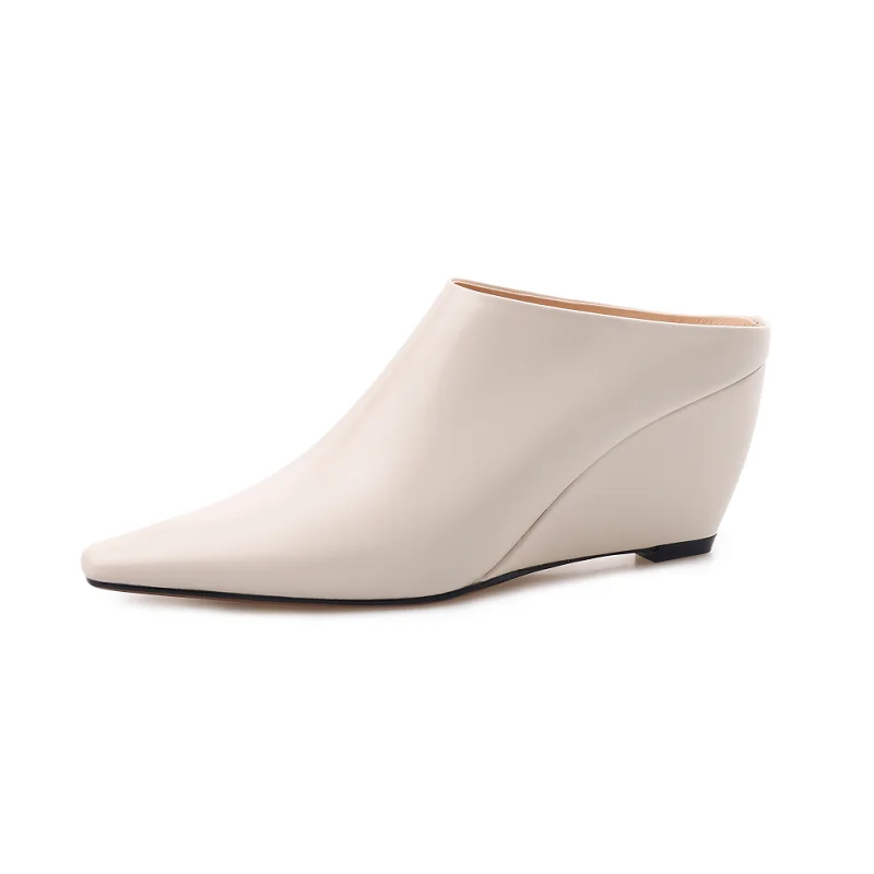 Женские сабо, туфли на танкетке в европейском стиле, модные туфли Super Star, бежевые туфли-лодочки, сандалии из натуральной кожи, туфли-лодочки с острым носком
Женские сабо, туфли на танкетке в европейском стиле, модные туфли Super Star, бежевые туфли-лодочки, сандалии из натуральной кожи, туфли-лодочки с острым носком