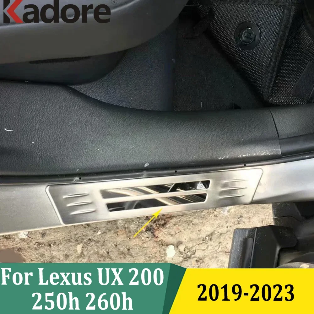 For Lexus UX 200 250h 260h 2019-2023 Stainless Steel Outer Door Sill Scuff Plates Doors Sills Protectors Car Thresholds Sticker
For Lexus UX 200 250h 260h 2019-2023 Stainless Steel Outer Door Sill Scuff Plates Doors Sills Protectors Car Thresholds Sticker