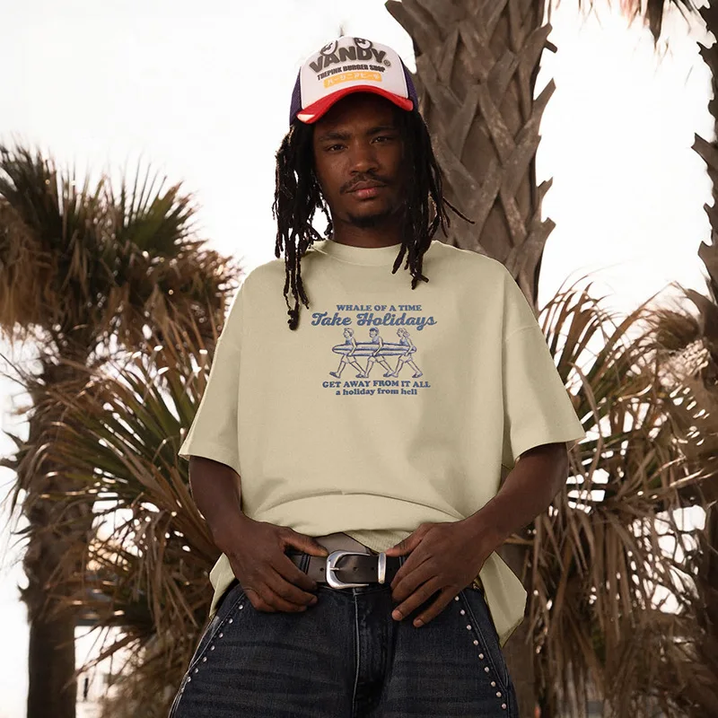 Мужская одежда, футболка с принтом для летних каникул и серфинга, весна-лето, новая футболка в американском уличном стиле с круглым вырезом и короткими рукавами QCPY
Мужская одежда, футболка с принтом для летних каникул и серфинга, весна-лето, новая футболка в американском уличном стиле с круглым вырезом и короткими рукавами QCPY