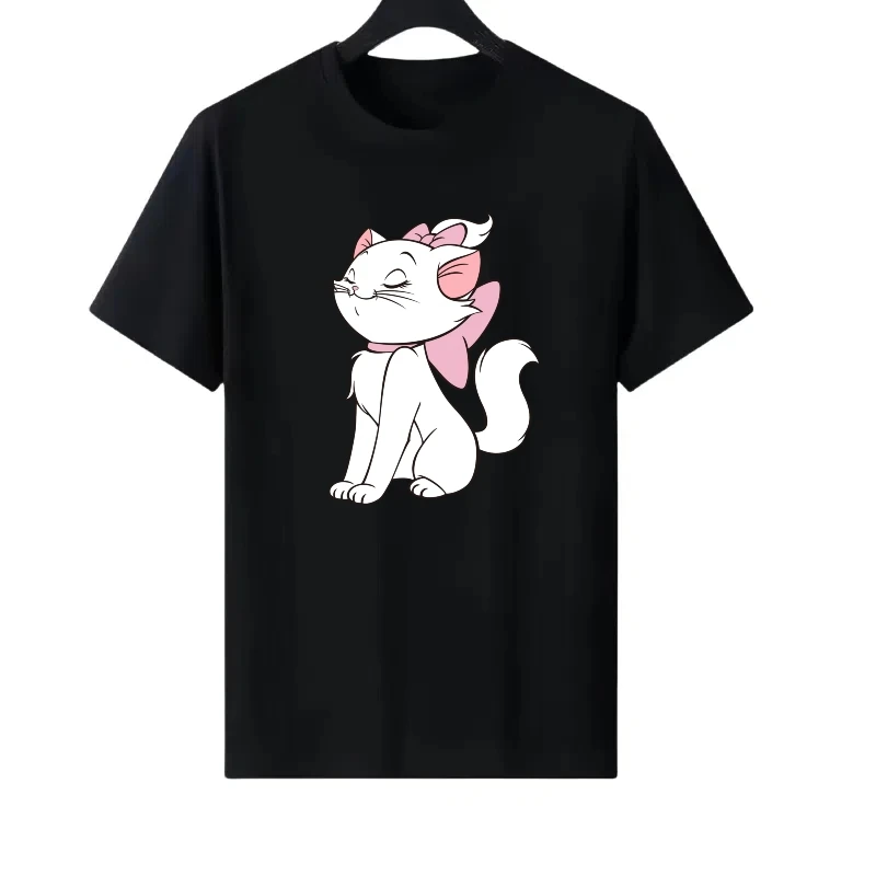 Disney Marie Cat Pattern Woman Round Neck Loose Parent-child Clothing Sporty Tops Ladies Cheap Short Sleeves T-Shirt Sweatshirts
Disney Marie Cat Pattern Woman Round Neck Loose Parent-child Clothing Sporty Tops Ladies Cheap Short Sleeves T-Shirt Sweatshirts
