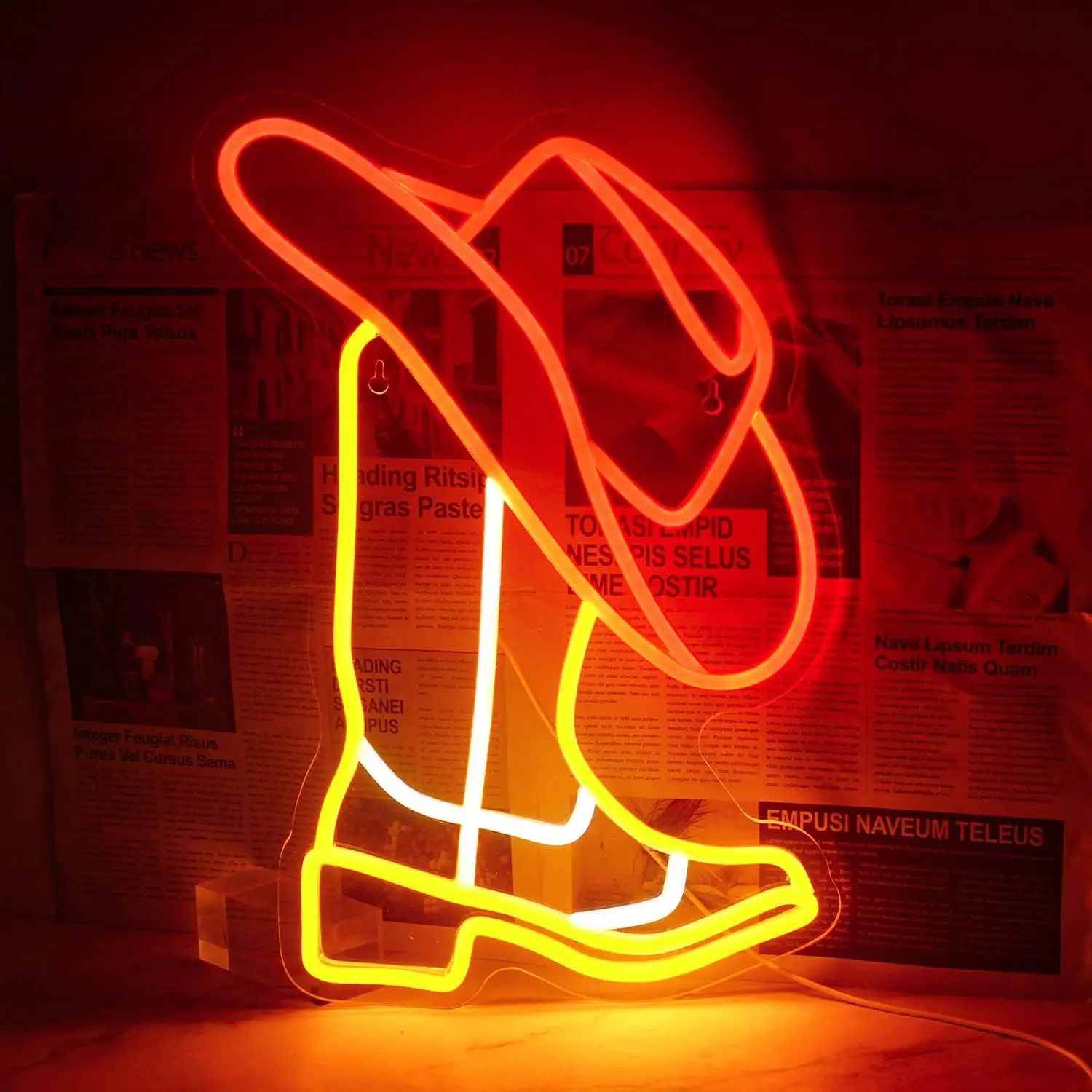 Cowboy Neon Sign USB LED Neon Light for Game Room Man Cave Club Bistro Pub Home Bar Bedroom Garage Holiday Party Wall Decor
Cowboy Neon Sign USB LED Neon Light for Game Room Man Cave Club Bistro Pub Home Bar Bedroom Garage Holiday Party Wall Decor