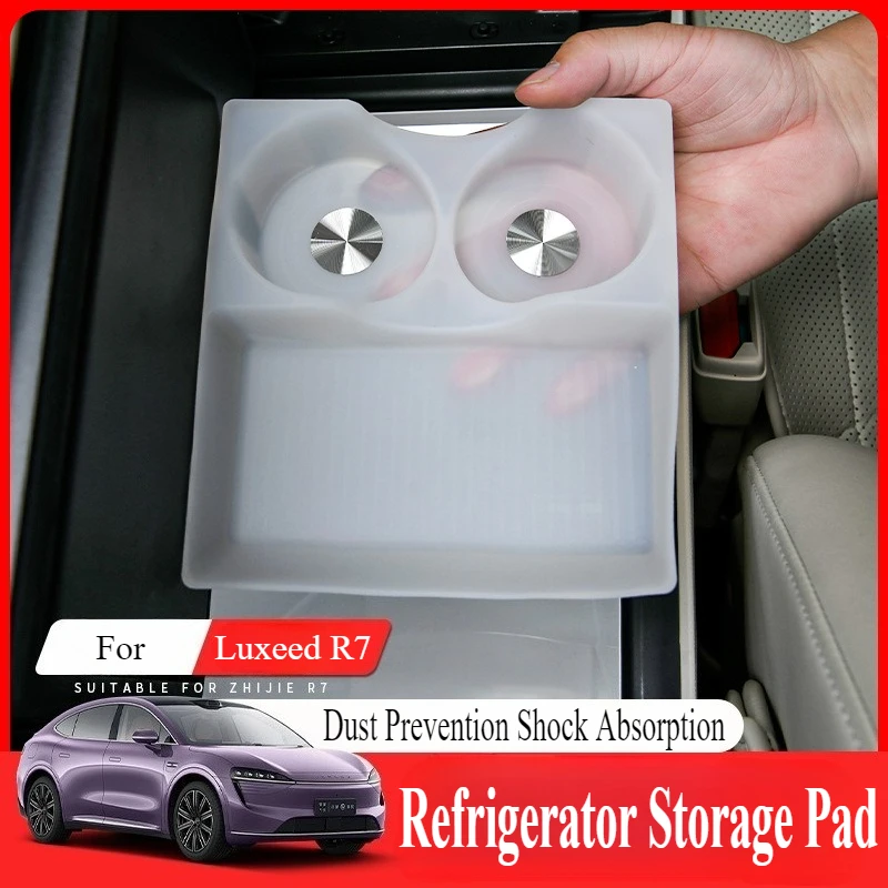 For Luxeed R7 Refrigerator Lower Layer Fixed Beverage Anti Slip Protective Silicone Frame Water Cup Pad Car Accessories
For Luxeed R7 Refrigerator Lower Layer Fixed Beverage Anti Slip Protective Silicone Frame Water Cup Pad Car Accessories