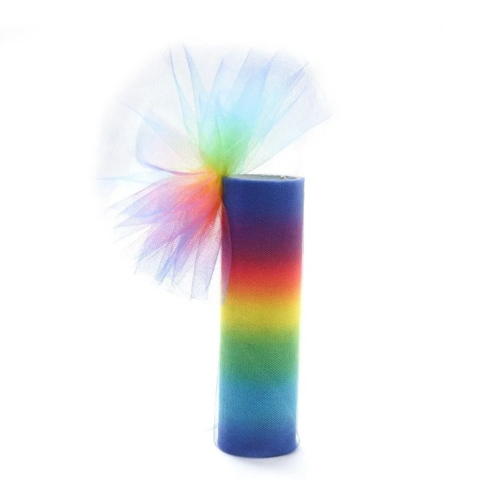 15cmX10Y Gradient Rainbow Tulle Roll Shimmer Flash Color Shift Iridescent Fabric Soft Mesh Roll Holographic DIY Dress Mesh
15cmX10Y Gradient Rainbow Tulle Roll Shimmer Flash Color Shift Iridescent Fabric Soft Mesh Roll Holographic DIY Dress Mesh