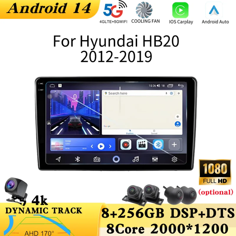 Android 14 For Hyundai HB20 2012 - 2019 Carplay Android Car Radio Stereo GPS Navigation Multimedia Video Player NO 2din DVD BT
Android 14 For Hyundai HB20 2012 - 2019 Carplay Android Car Radio Stereo GPS Navigation Multimedia Video Player NO 2din DVD BT