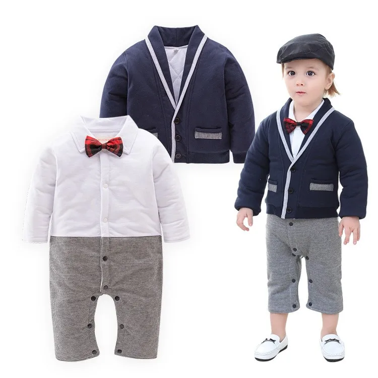 Новое зимнее поступление, джентльменский галстук-бабочка, утепленный комбинезон из 2 предметов для маленьких мальчиков, комплект/детская одежда с хлопковой подкладкой 3109
Новое зимнее поступление, джентльменский галстук-бабочка, утепленный комбинезон из 2 предметов для маленьких мальчиков, комплект/детская одежда с хлопковой подкладкой 3109