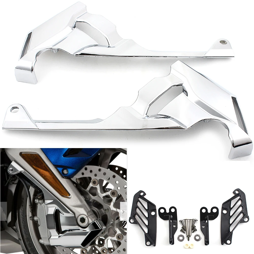 1 Pair Front Caliper Covers ABS Plastic Chrome For Honda Goldwing GL1800 Tour DCT 2018-up Motorcycle Part
1 Pair Front Caliper Covers ABS Plastic Chrome For Honda Goldwing GL1800 Tour DCT 2018-up Motorcycle Part