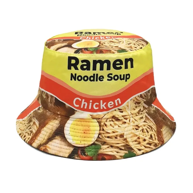 Spring/Summer Outdoor Men’s Sun-proof Bucket Hat Unisex Fisherman Hat Leisure Ramen Print Hat Fashion Women’s Basin Cap
Spring/Summer Outdoor Men’s Sun-proof Bucket Hat Unisex Fisherman Hat Leisure Ramen Print Hat Fashion Women’s Basin Cap