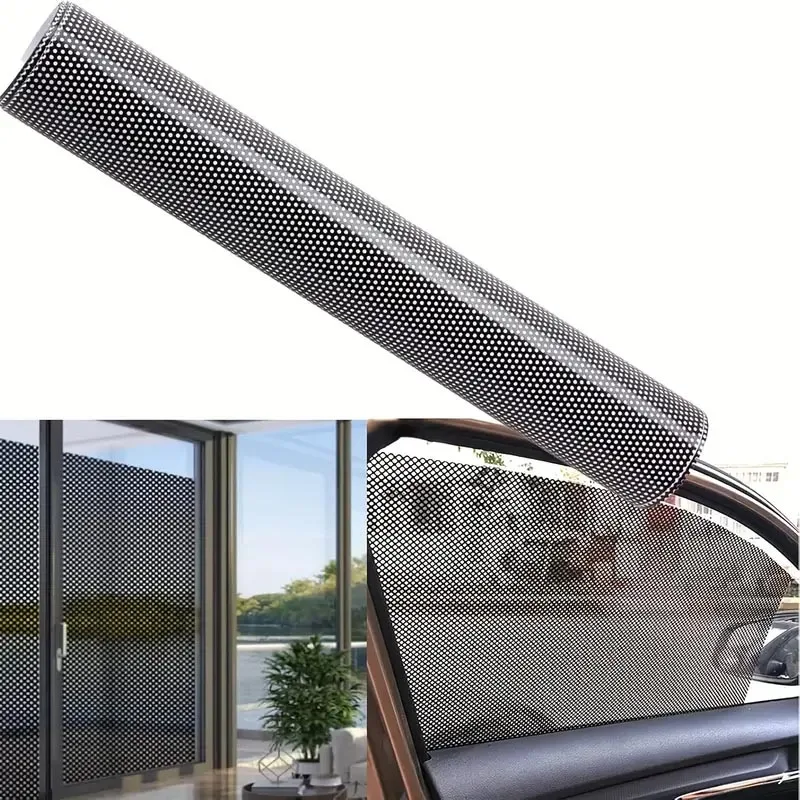 One-Way Perforated Black Vinyl Privacy Window Film Adhesive Glass Wrap Roll DIY Decal Sticker
One-Way Perforated Black Vinyl Privacy Window Film Adhesive Glass Wrap Roll DIY Decal Sticker