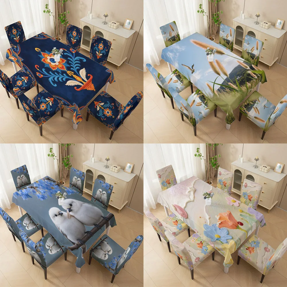 High back dining chair set set stretch chair cover ethnic style floral pattern dining room living room outdoor courtyard
High back dining chair set set stretch chair cover ethnic style floral pattern dining room living room outdoor courtyard