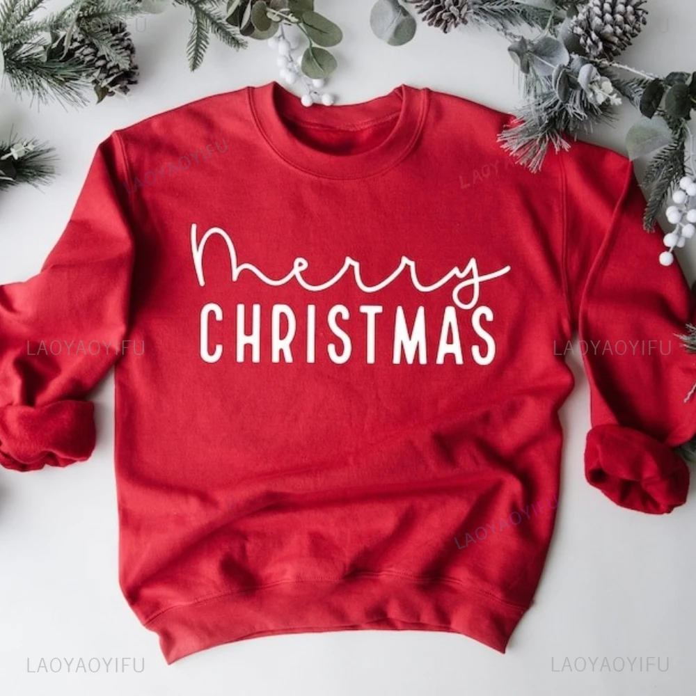 Merry Christmas Woman Man Simple Text Warm Hoodie Winter Festival Celebrate The New Year Graphic Pullover Drop Shoulder Hooded
Merry Christmas Woman Man Simple Text Warm Hoodie Winter Festival Celebrate The New Year Graphic Pullover Drop Shoulder Hooded