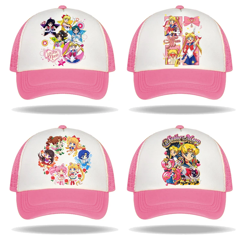Sailor Mooned Baseball Caps Cartoon Character Print Sun Hat Cartoon Kids Adults Adjustable Pointed Cap Kawaii Summer Casual Hats
Sailor Mooned Baseball Caps Cartoon Character Print Sun Hat Cartoon Kids Adults Adjustable Pointed Cap Kawaii Summer Casual Hats