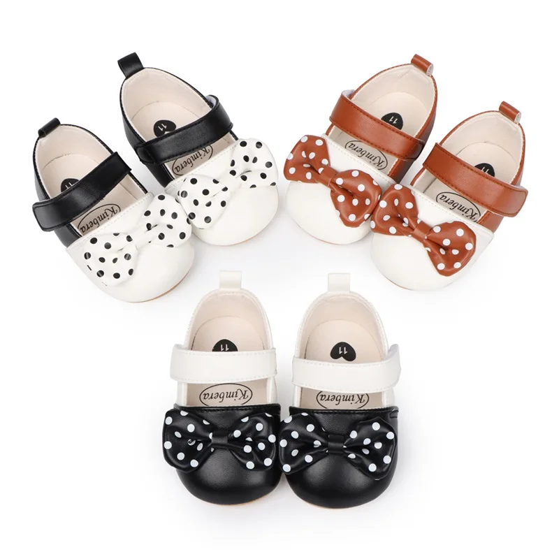 Baby Girls Princess Shoes, Dots Bow Soft PU Leather Non-slip Bottom First Walker Shoes Toddler Shoes
Baby Girls Princess Shoes, Dots Bow Soft PU Leather Non-slip Bottom First Walker Shoes Toddler Shoes