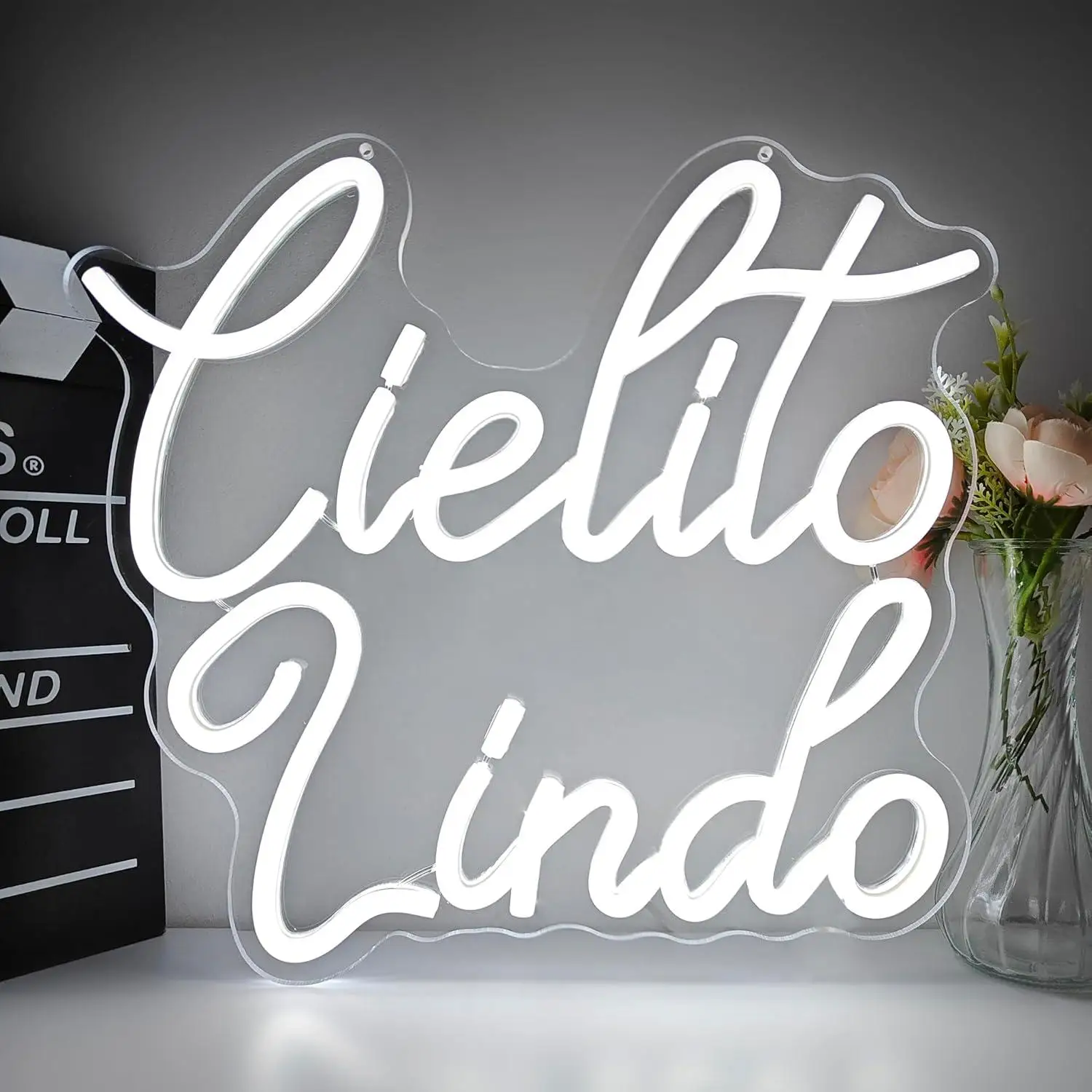 Cielito Lindo Neon Sign USB Dimmable Neon Lights for Wedding Birthday Baby Shower Backdrop Light up Decoration Gifts Wall Light
Cielito Lindo Neon Sign USB Dimmable Neon Lights for Wedding Birthday Baby Shower Backdrop Light up Decoration Gifts Wall Light